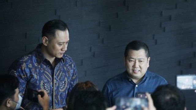 AHY Hary Tanoesoedibjo Bertemu Bahas Politik Hingga Ekonomi Bakal