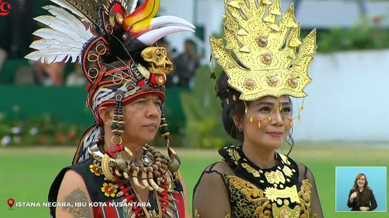 Intip Gaya Para Pemenang Baju Adat Terbaik Di Perayaan Hut Ri Di Ikn