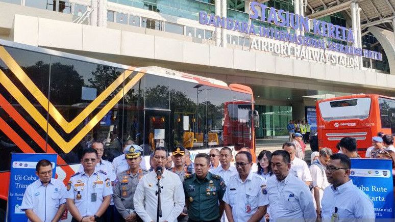 TransJakarta Operasikan 10 Bus Rute Terminal Kalideres Bandara Soetta