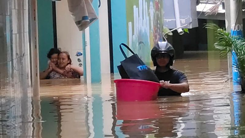 Pemukiman Warga Kebon Pala Kampung Melayu Jaktim Terendam Banjir ERA ID