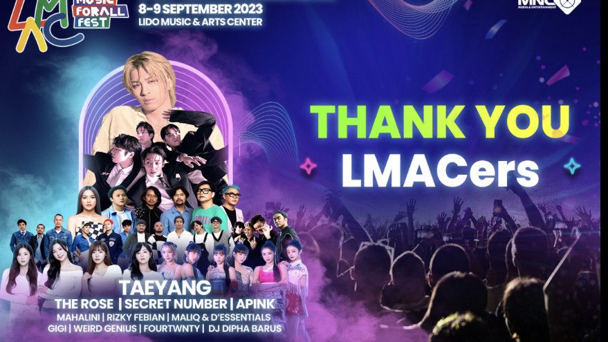 LMAC MUSIC FORALL FEST 2023 Buat Puluhan Ribu Penonton Terpukau, Spektakuler!