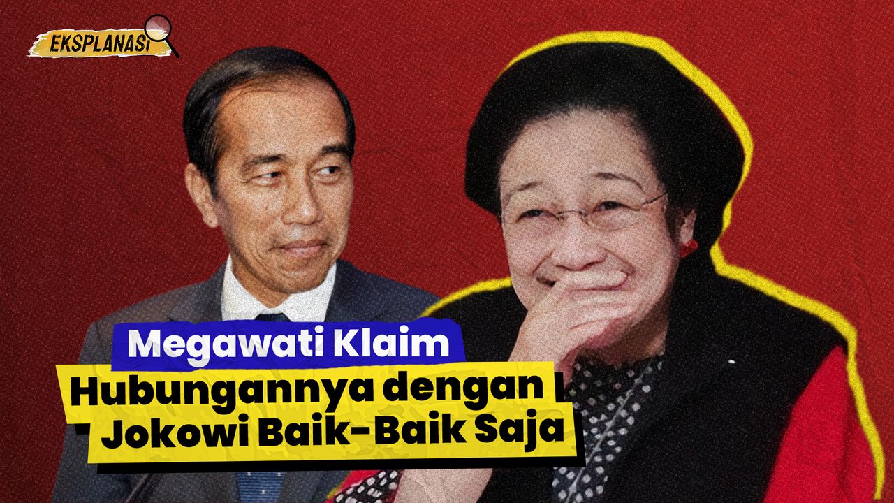 Megawati Bantah Hubungannya dengan Jokowi Merenggang