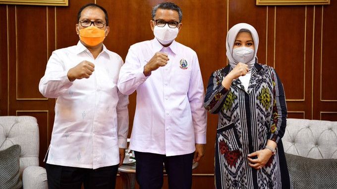 Mesra, Danny-Fatma dan Nurdin Abdullah Sepakat Lupakan Atribut Pilkada Makassar