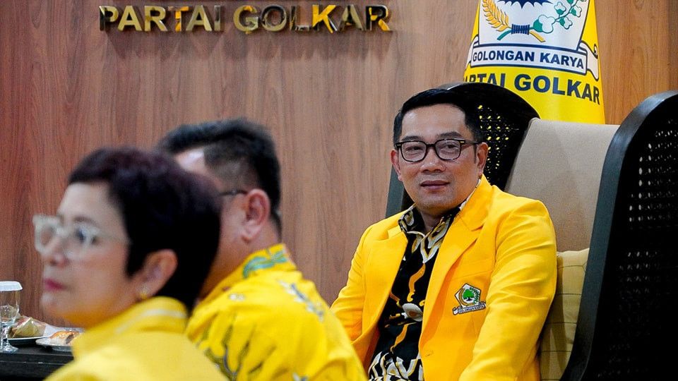 Masuk Golkar, Ridwan Kamil Ceritakan Hubungannya dengan Airlangga yang Tak Disorot Media