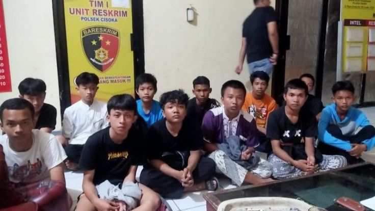 Berpotensi Picu Tawuran, Belasan Remaja Hendak Perang Sarung di Cisoka Tangerang Berhasil Ditangkap