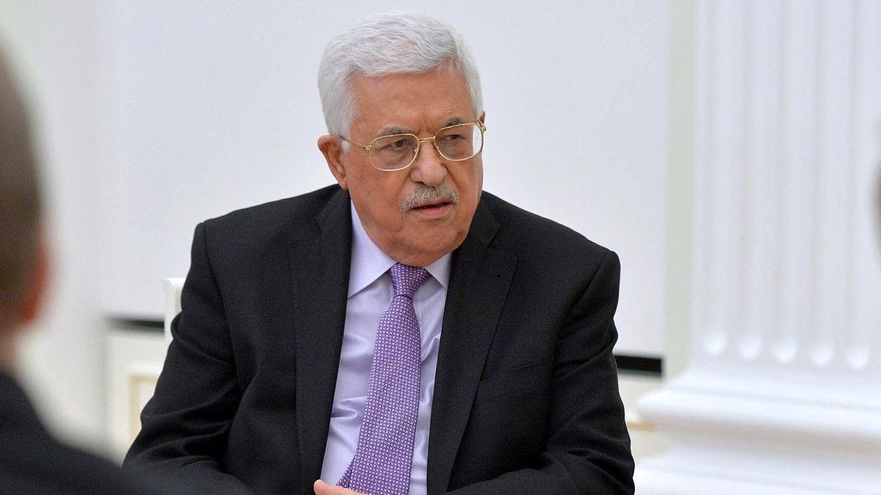 Presiden Palestina Mahmoud Abbas Bahas Gaza dan Tepi Barat dengan Menhan Israel
