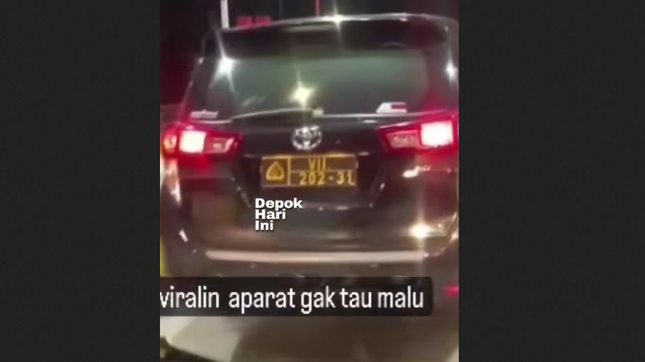 Viral, Mobil Pelat Dinas Polri di Depok Disebut Tak Mau Bayar Tol, Polisi: Kami Selidiki