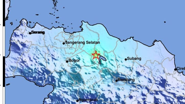 Gempa M4,9 di Bekasi Getarannya Terasa di Jakarta hingga Cianjur, BMKG: Dipicu Sesar Busur Belakang Jabar