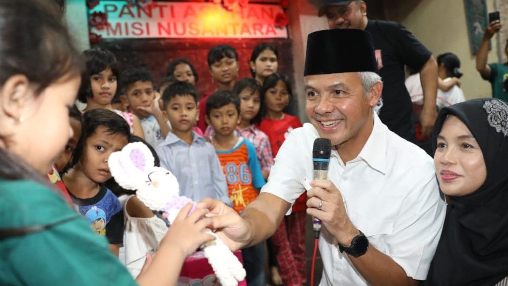 Kedatangan Ganjar Pranowo, Jadi Hadiah Spesial Jumat Agung Anak-anak Panti Asuhan