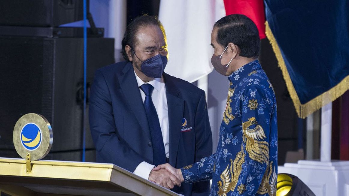 Ngobrol Politik Bareng Jokowi di Istana, Surya Paloh Ngaku Tak Ada Arahan Pasangkan Anies-Cak Imin