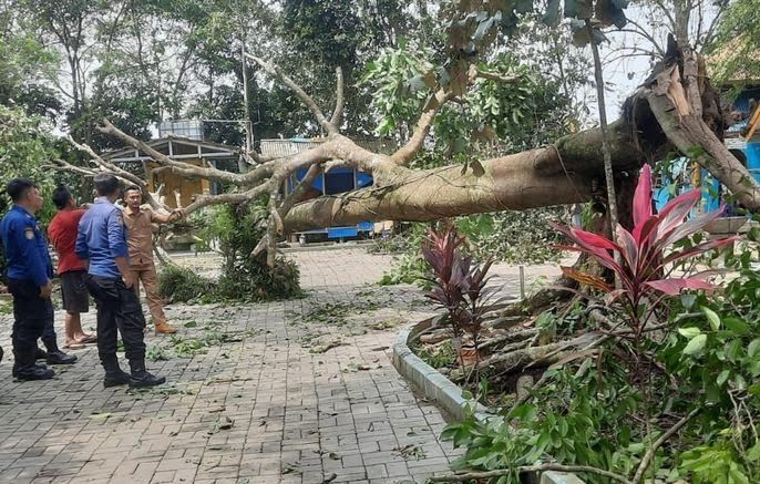 Belasan Rumah di Tangerang Rusak Disapu Angin Puting Beliung