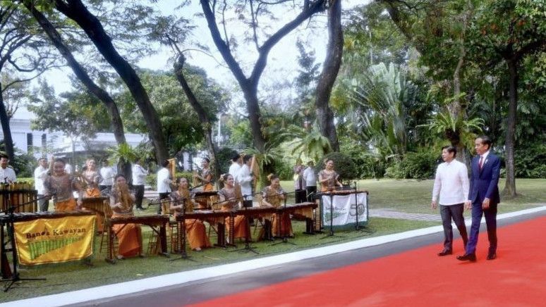 Tak Hadiri HUT ke-51 PDIP, Jokowi Kunjungi Istana Malacang Manila Filipina