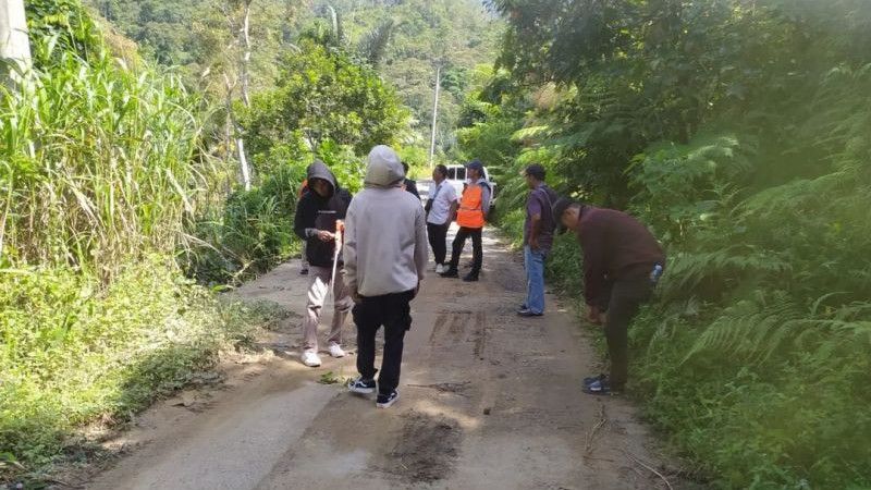 Pemprov Sulsel Mulai Perbaiki Jalan di Pinrang Perbatasan Tana Toraja