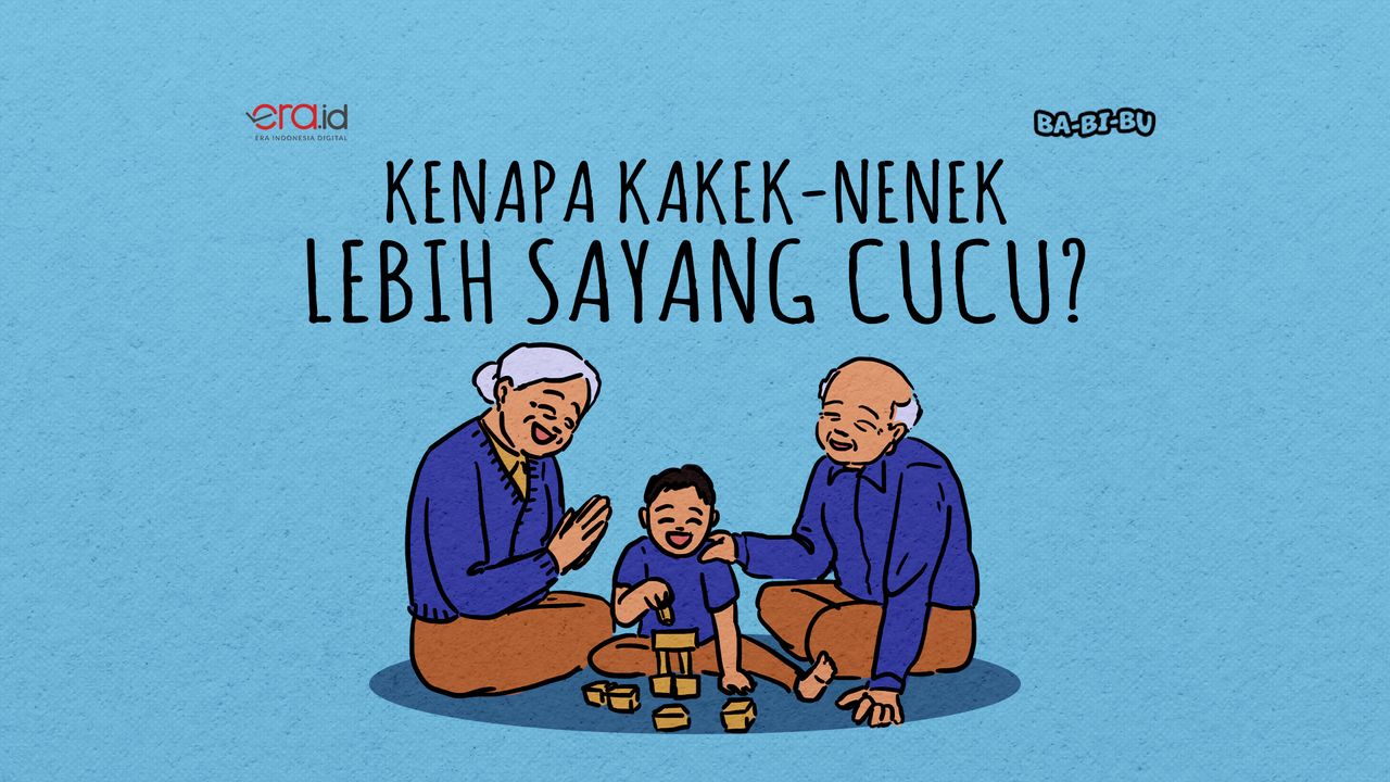 Alasan Ilmiah Kenapa Kakek-Nenek Lebih Sayang Cucu