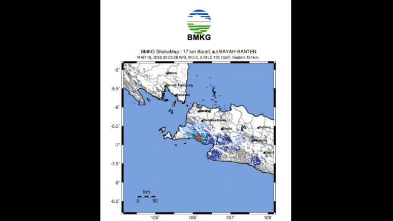 Breaking News, Banten diguncang gempa M 5,1 terasa hingga Jakarta