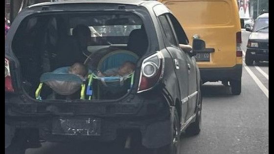 Polisi Cari Warga Sukoharjo yang Viral karena Simpan Bayi di Bagasi Mobil Tanpa Pintu