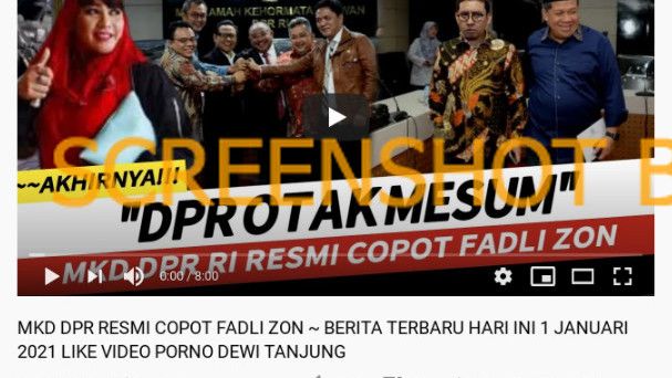 Viral! Beredar Video MKD DPR Copot Fadli Zon, Simak Penjelasannya