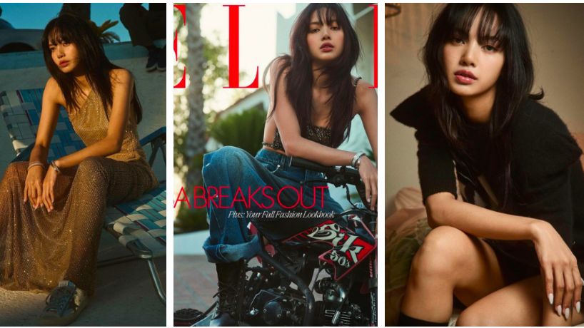 Potret Lisa BLACKPINK Jadi Idol KPop Pertama di Cover Majalah ELLE, Padukan Gaya Maskulin dan Feminin