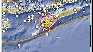 Kupang NTT Diguncang Gempa M6,1, BMKG: Tidak Berpotensi Tsunami