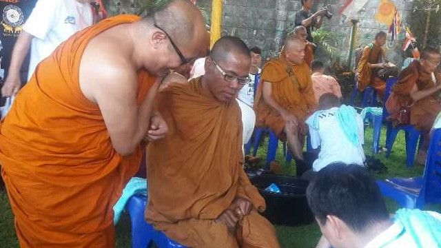Biksu Thudong  dari Thailand Akhirnya Tiba di Kawasan Borobudur