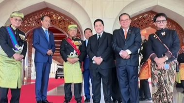 Presiden Jokowi Didampingi Menlu Retno Hadiri Pernikahan Pangeran Brunei