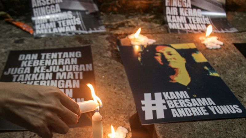 Kondisi Medis Andrie Yunus Hari Ini Usai Disiram Air Keras