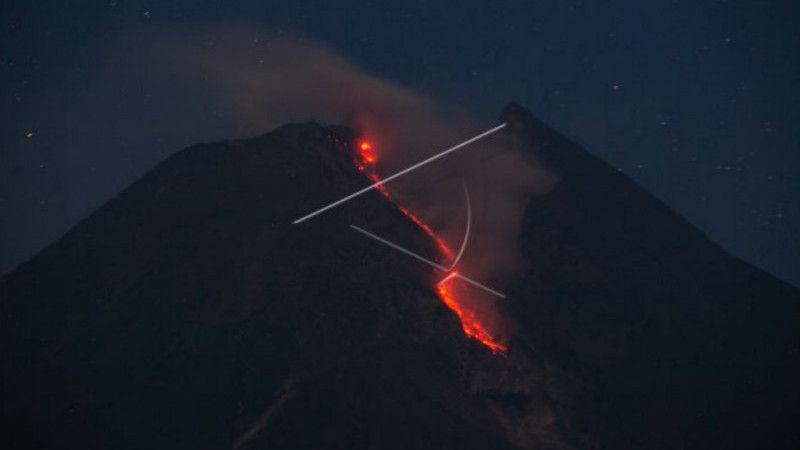 Gunung Merapi 4 Kali Luncurkan Awan Panas Sejauh 1.300 Meter ke Arah Tenggara dan Barat Daya