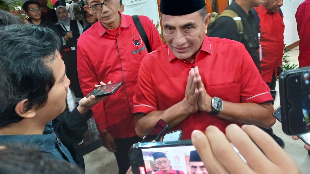 Edy Rahmayadi Mengaku Tak Ada Tekanan Meski Lawan Bobby Nasution di Pilgub Sumut