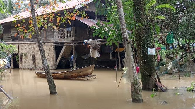 Banjir yang Genangi 51 Rumah Warga Kabupaten Langkat Berangsur Surut