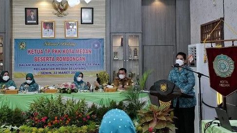 Kahiyang Ayu Minta PKK Kota Medan Dukung Program UMKM Jokowi