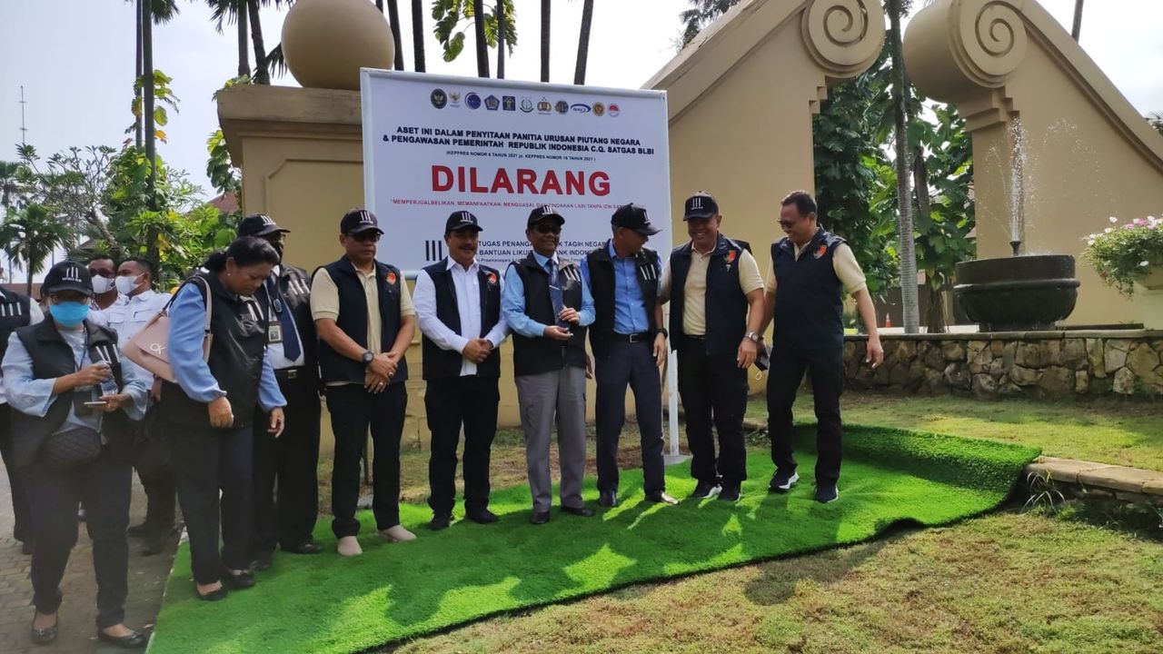 Dipimpin Menko Polhukam, Pemerintah Sita Lapangan Golf dan Hotel di Kabupaten Bogor Senilai Rp2 Triliun