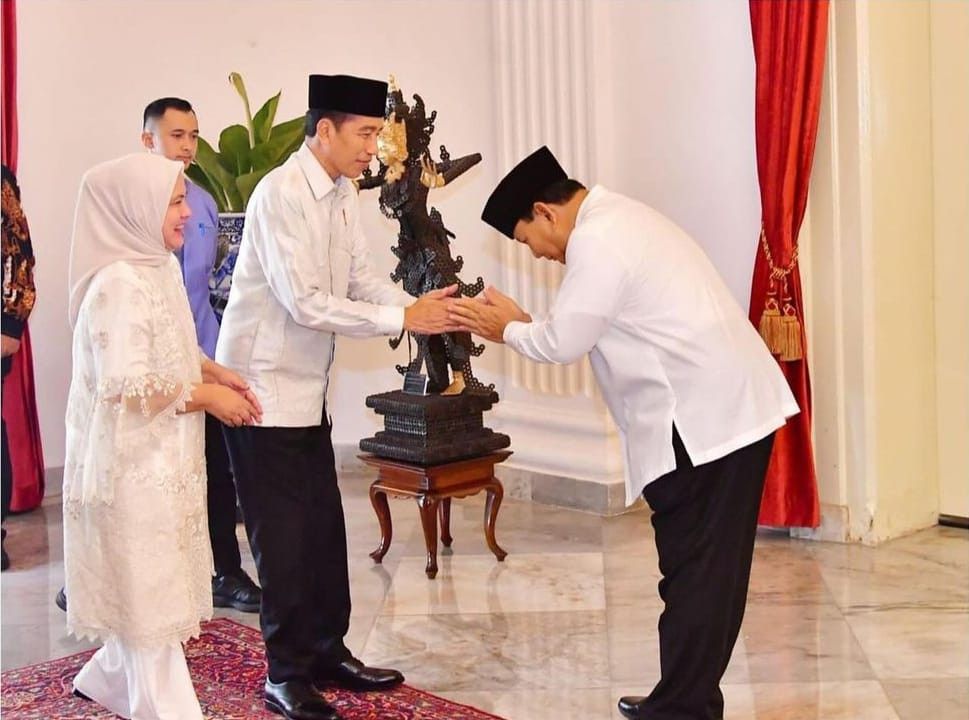 Lebaran Hari Kedua, Prabowo Kembali Temui Jokowi di Istana Negara