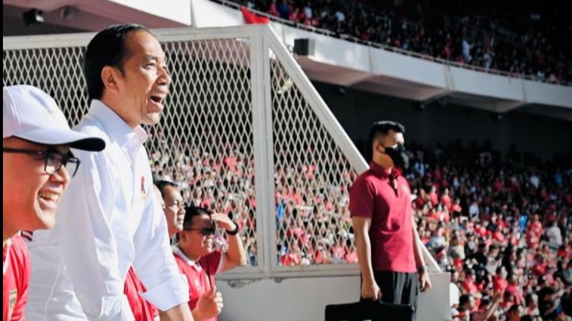 Presiden Jokowi Bakal Saksikan Pertandingan Timnas Indonesia dan Brunei di Stadion GBK Jakarta Sore Ini