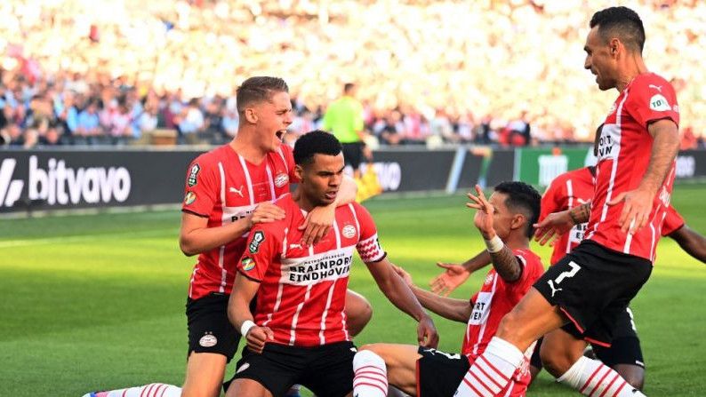 Kalahkan Ajax Amsterdam, PSV Eindhoven Juara Piala Belanda 2021-2022