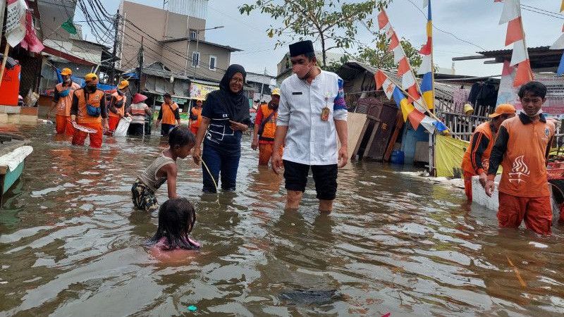 Banjir Rob di Pelabuhan Muara Angke, 350 Kepala Keluarga Terdampak