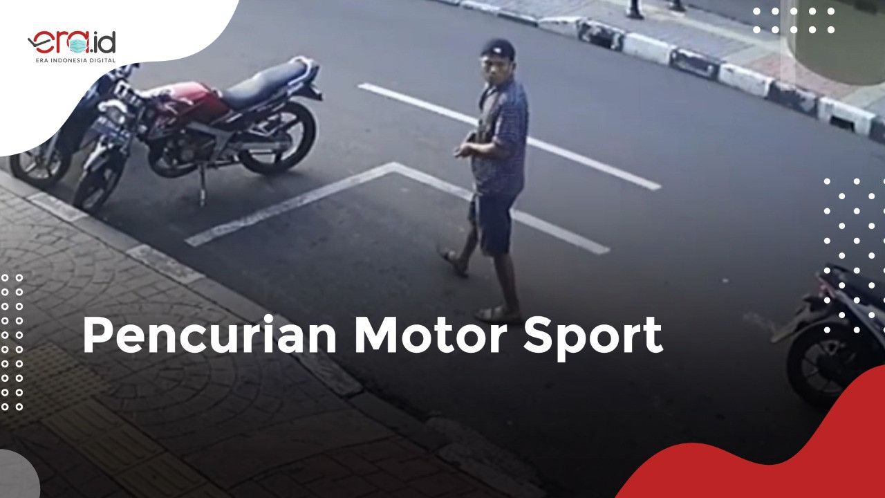 Ini Wajah Pelaku Pencurian Motor Sport di Rawamangun