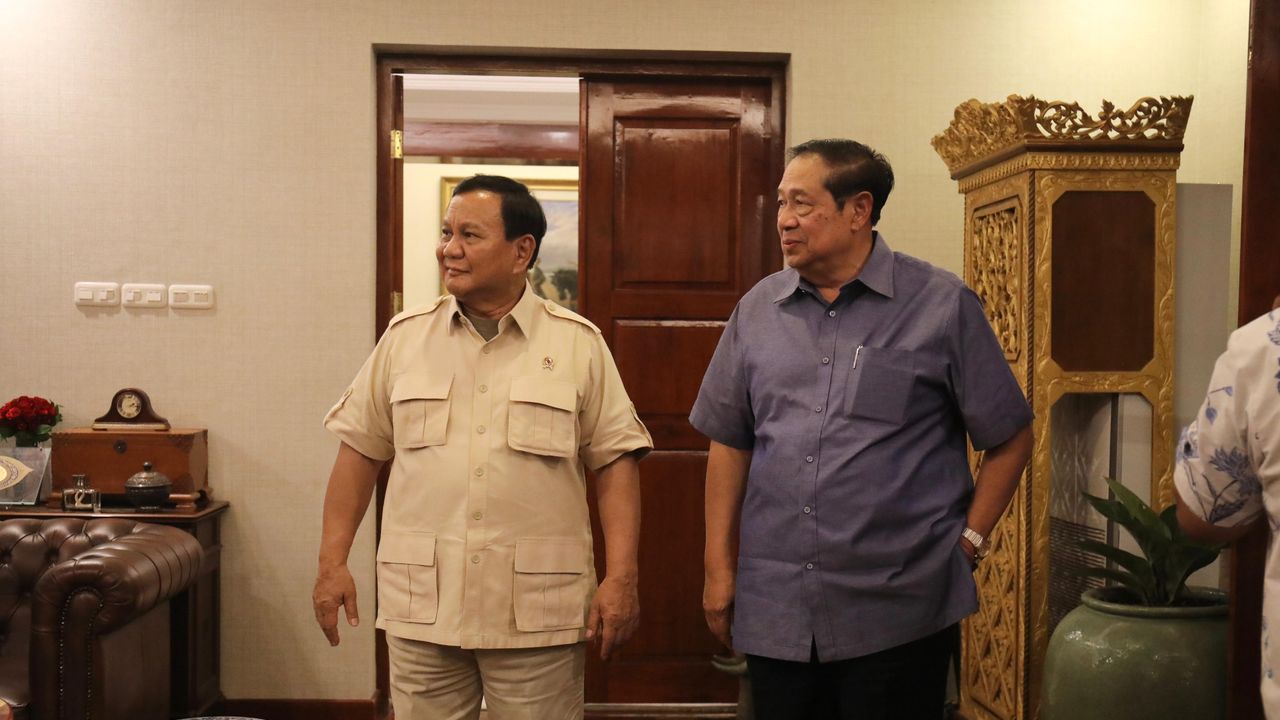 SBY Temui Prabowo di Kertanegara, Bahas Kepemimpinan 5 Tahun ke Depan