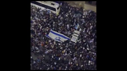 Menteri Ekonomi Israel Diserang Demonstran Anti-Pemerintah di Tel Aviv