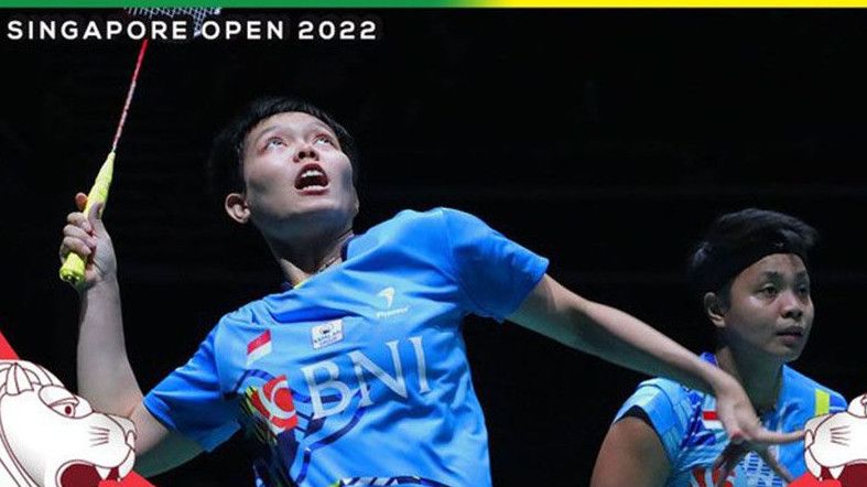 Minions Kandas di Babak Kedua Japan Open 2022, Apriyani dan Fadia Saling Menguatkan