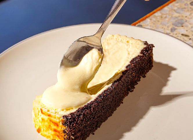 Truffle cheesecake