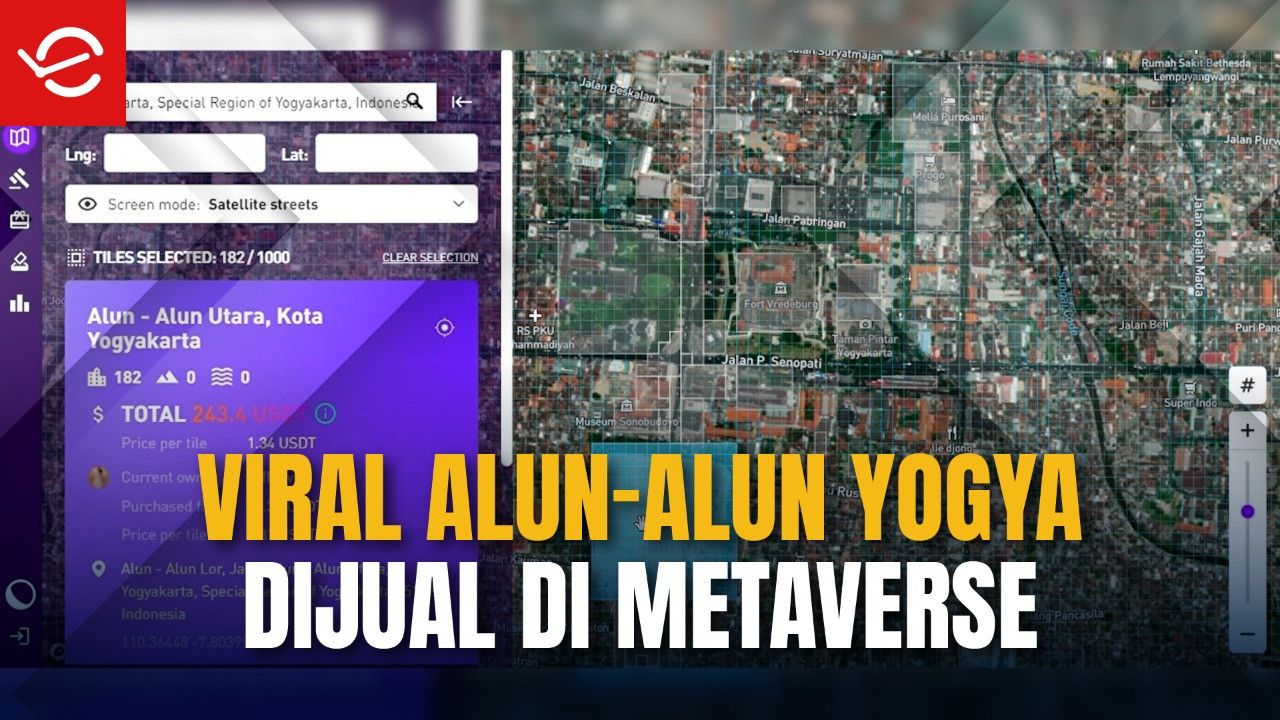 Viral, Alun-Alun Yogya Dijual di Metaverse