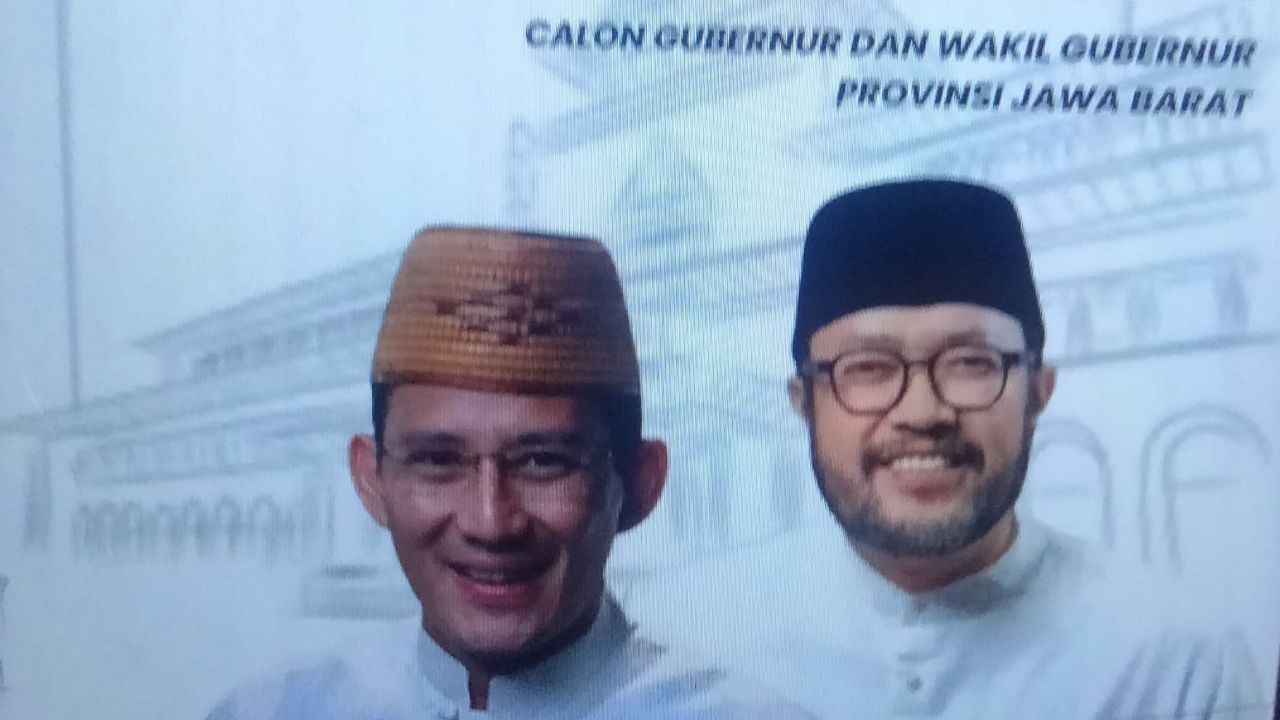 Beredar Foto Sandiaga Uno dan Ono Surono Jadi Paslon di Pilgub Jabar, Ini Kata PPP