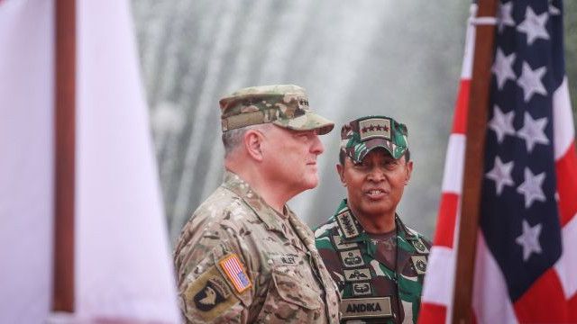 Usai Bertemu Panglima TNI Andika, Kepala Staf Gabungan Militer AS Memuji Indonesia: RI Negara Penting Bagi Kami