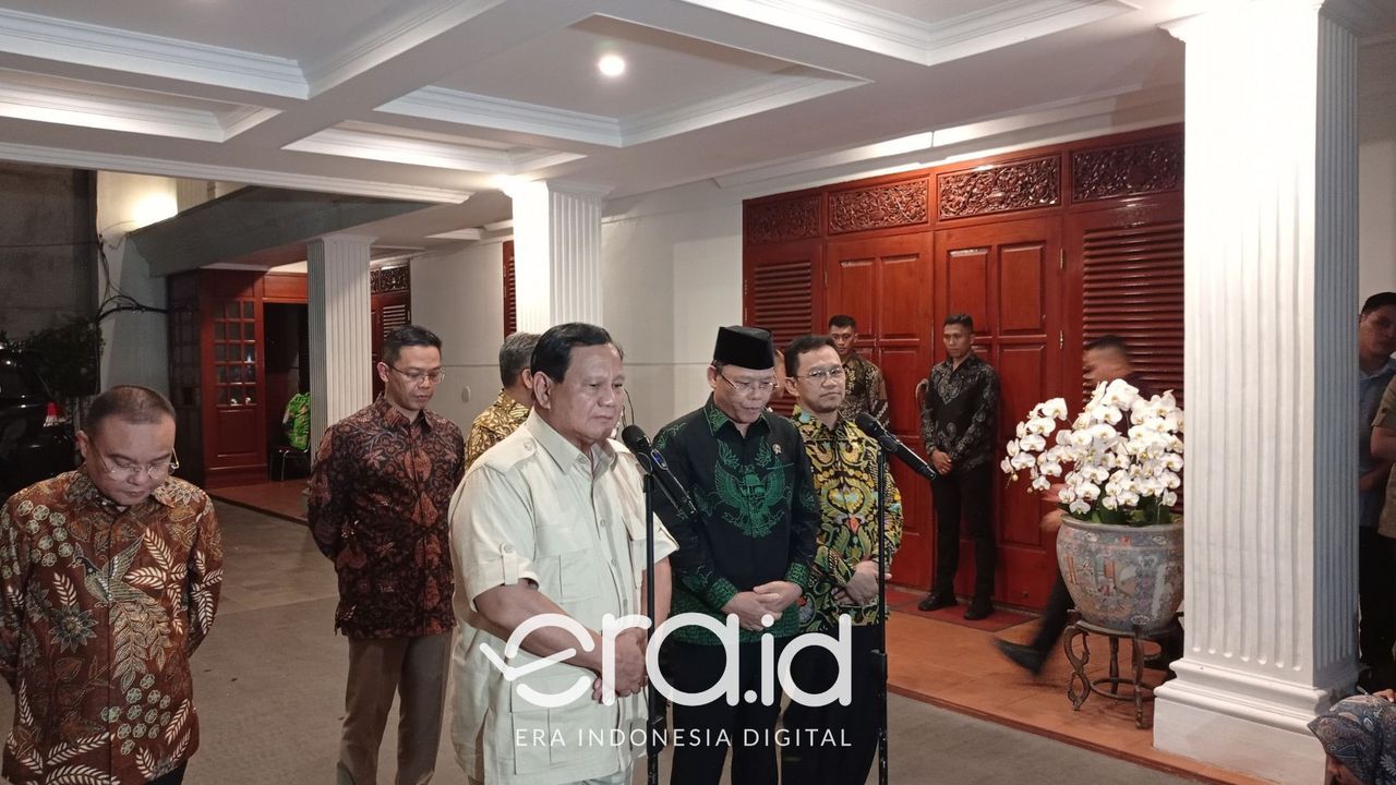 Usai NasDem, Prabowo Terima PPP untuk Gabung Koalisi Pemerintahan