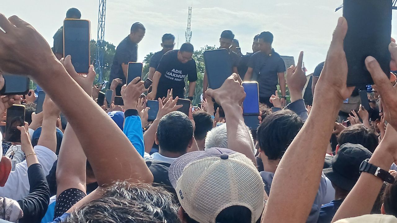 Pagi Ini, Ribuan Warga Tangerang Berteriak 'Pak Anies Presiden!'