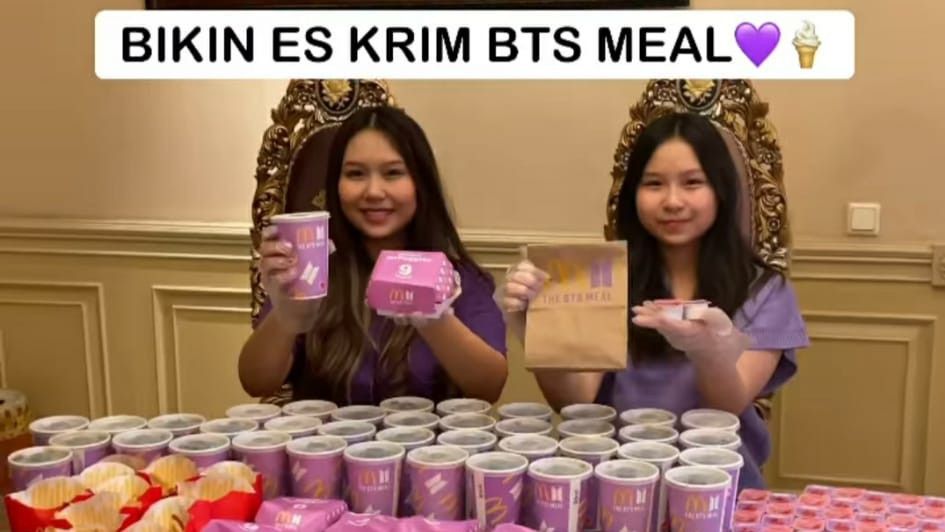 Sisca Kohl Borong BTS Meal dan Dibuat Jadi Es Krim, Netizen Menangis