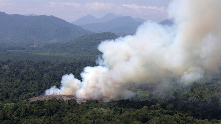 Kalimantan Dikepung Asap Kebakaran Hutan, Wagub Kalbar Salahkan Korporasi