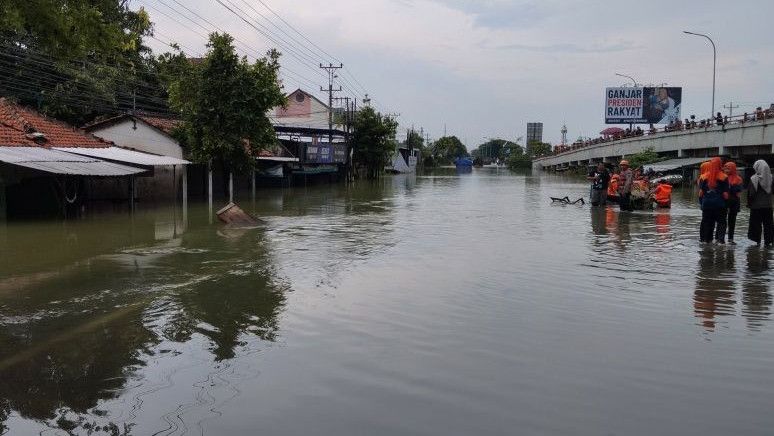 Banjir di Wilayah Demak Mulai Surut Hari Ini