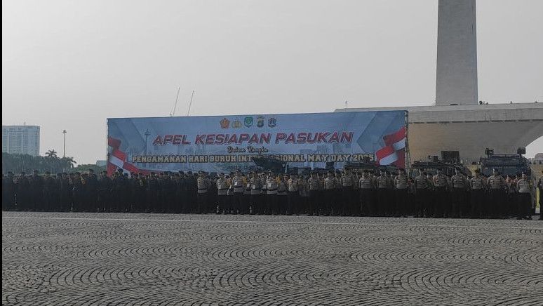 Belasan Ribu Personel Gabungan Siap Amankan Mayday 1 Mei di Jakarta