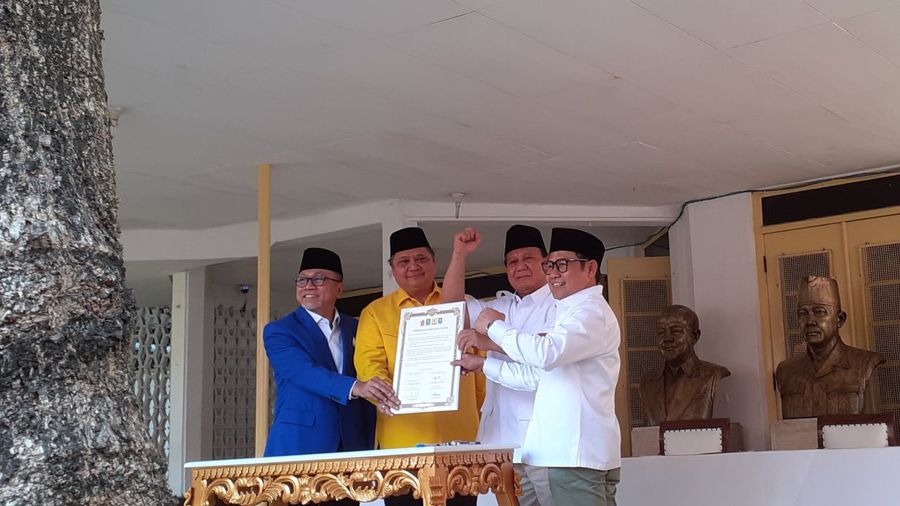 Golkar dan PAN Resmi Dukung Prabowo di Pilpres 2024